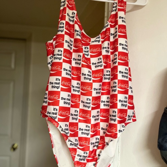 Coca-Cola Red and White Swimsuit - Picture 3 of 5